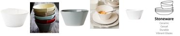 VIETRI Lastra White Collection Stacking Cereal Bowl